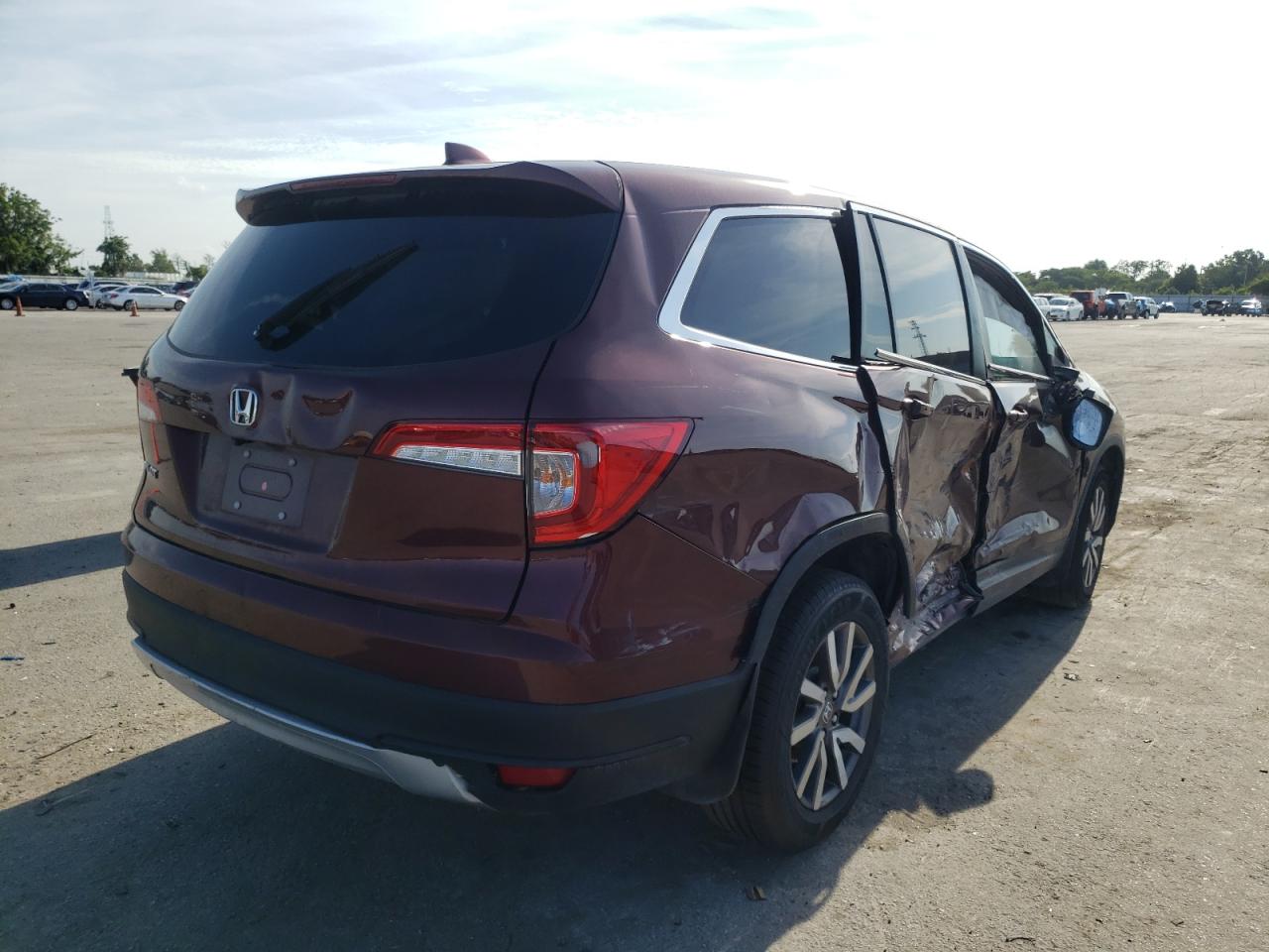 Photo 4 from auction – 2020 HONDA PILOT EX with VIN 5FNYF5H33LB013070
