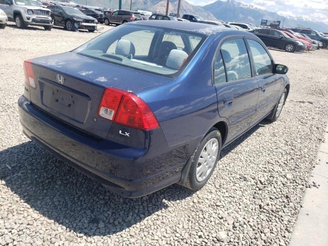 Photo 4 from auction – 2004 HONDA CIVIC DX with VIN 2HGES16534H544052