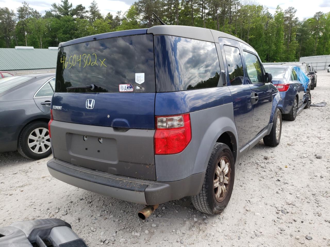Photo 4 from auction – 2003 HONDA ELEMENT EX with VIN 5J6YH18503L005438