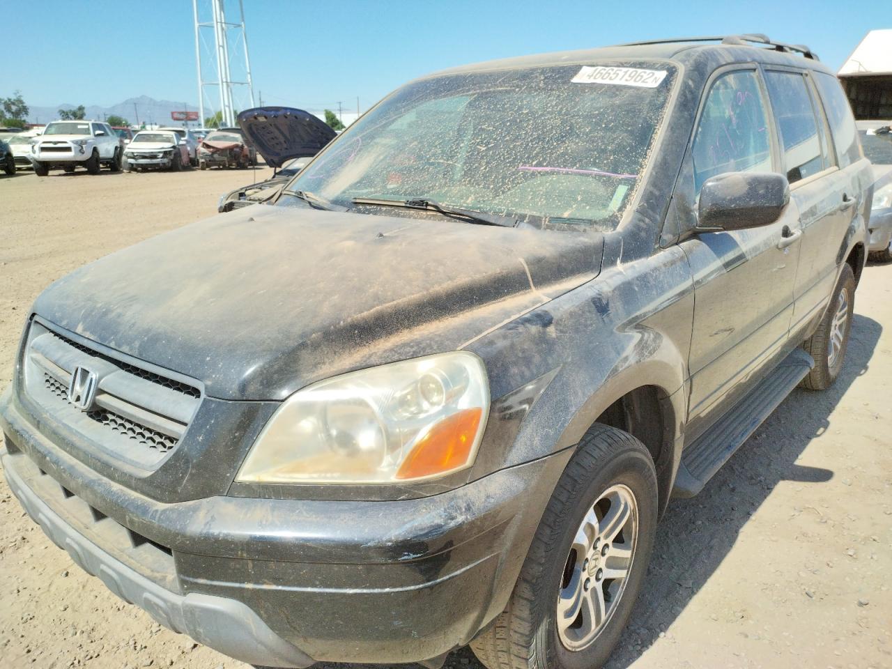Photo 2 from auction – 2004 HONDA PILOT EXL with VIN 5FNYF185X4B000487