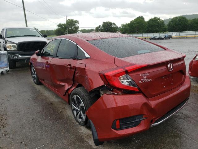 Photo 3 from auction – 2020 HONDA CIVIC LX with VIN 19XFC2F69LE002253