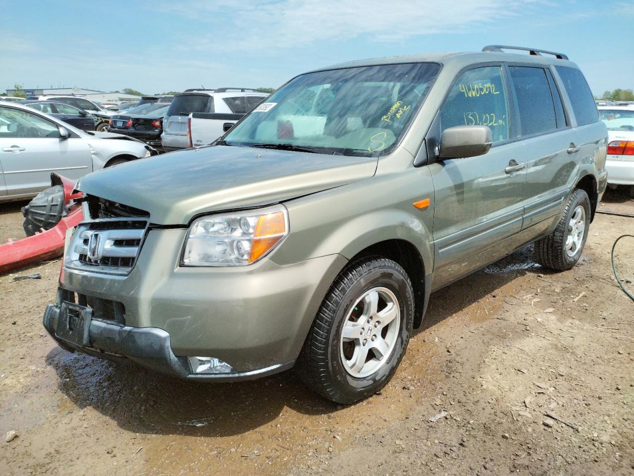 Photo 15 from auction – 2008 HONDA PILOT EXL with VIN 5FNYF18648B029840