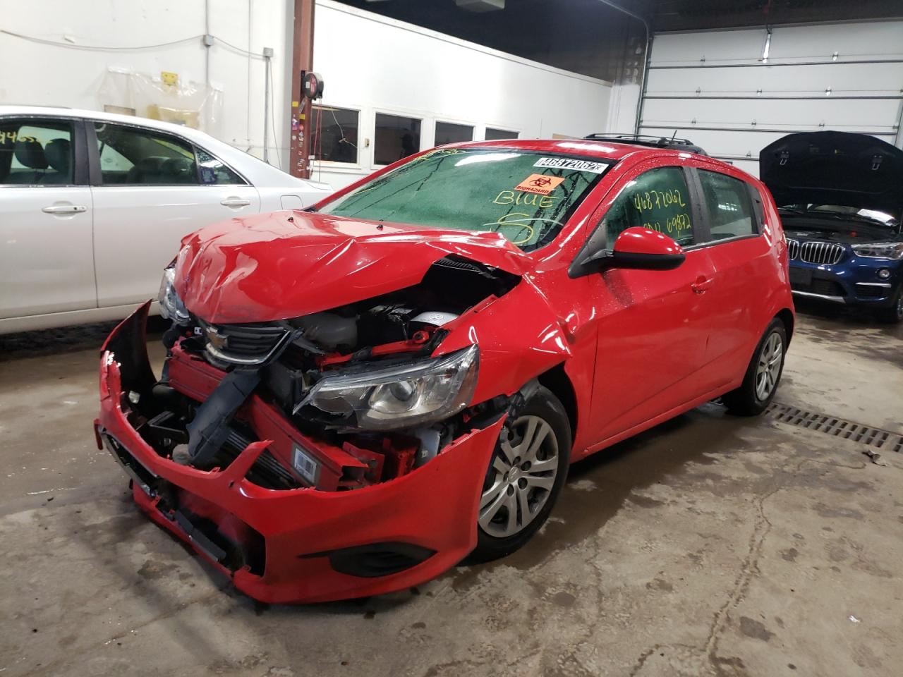 Photo 12 from auction – 2019 CHEVROLET SONIC with VIN 1G1JG6SB5K4130331