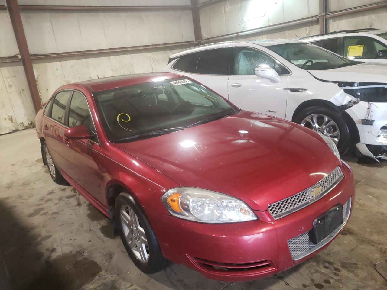 CHEVROLET IMPALA LT 2013 with VIN 2G1WG5E31D1131849 - Photo from auction