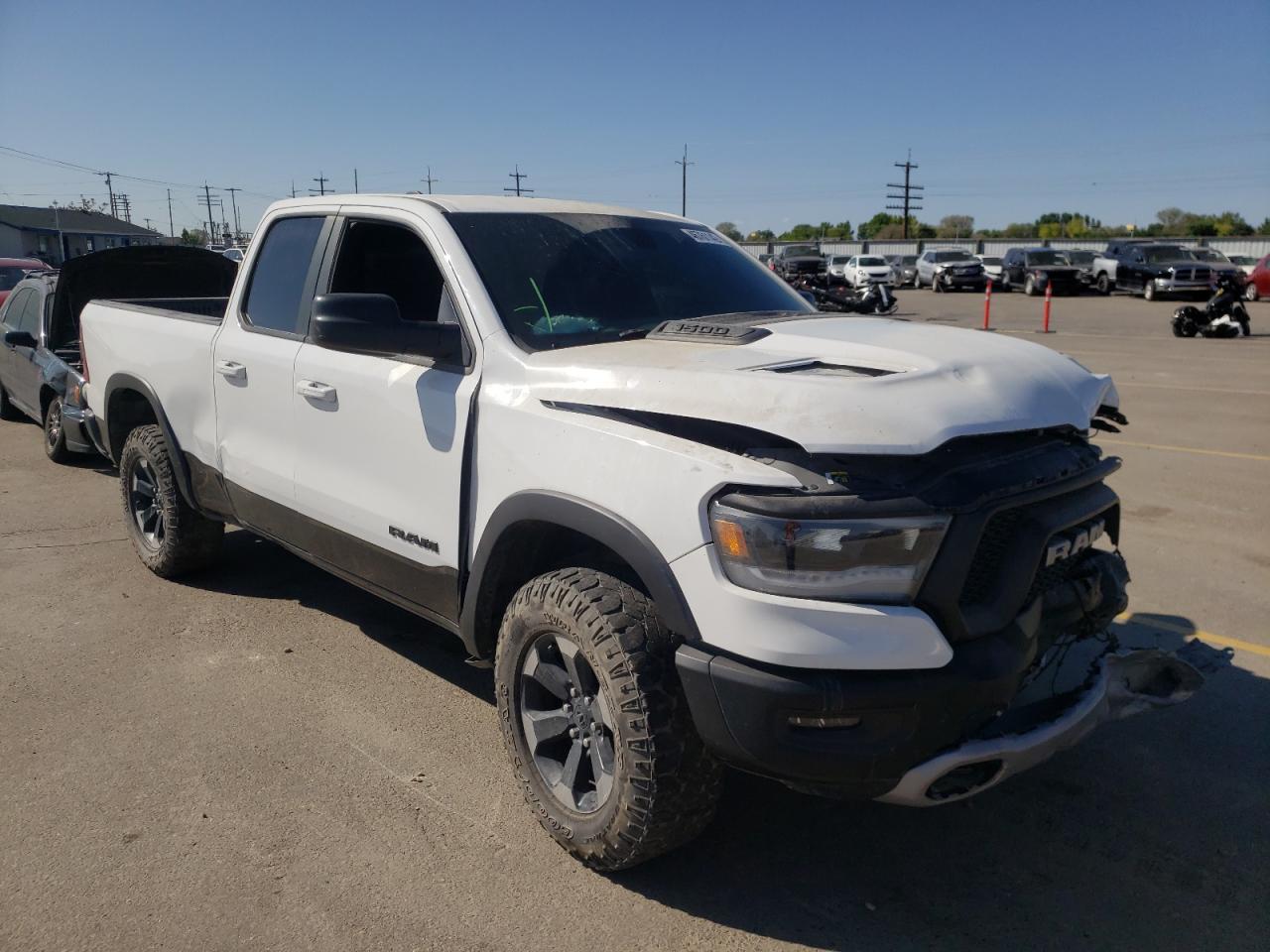 RAM 1500 REBEL 2019 with VIN 1C6RRFEG3KN841409 - Photo from auction