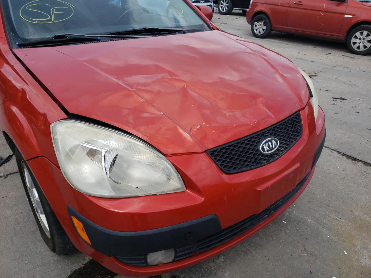 Photo 9 from auction – 2006 KIA RIO 5 with VIN KNADE163966081965