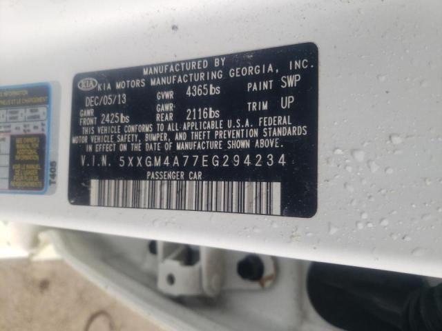 Photo 10 from auction – 2014 KIA OPTIMA LX with VIN 5XXGM4A77EG294234