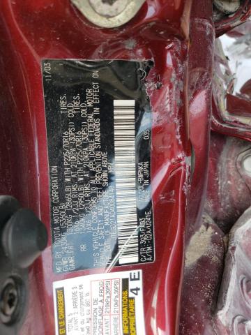 Photo 10 from auction – 2004 TOYOTA HIGHLANDER with VIN JTEGD21A040084148