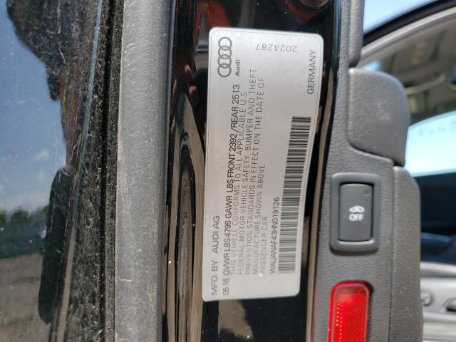 Photo 10 from auction – 2017 AUDI A4 PREMIUM with VIN WAUANAF43HN019126