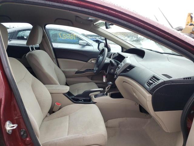 Photo 5 from auction – 2012 HONDA CIVIC LX with VIN 2HGFB2F54CH604591