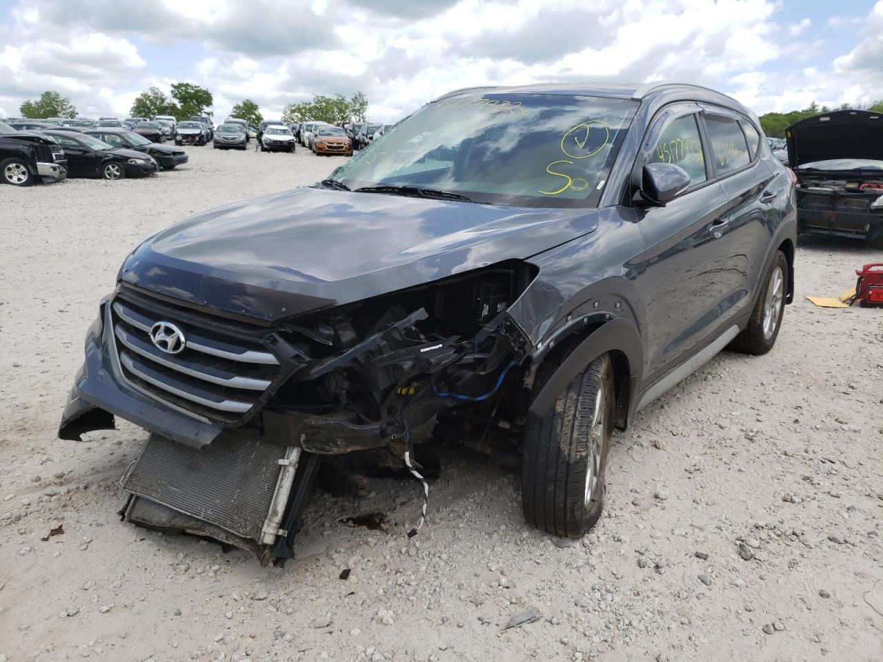 Photo 2 from auction – 2017 HYUNDAI TUCSON LIM with VIN KM8J3CA40HU483181