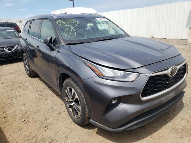 TOYOTA HIGHLANDER 2020 with VIN 5TDGZRAH8LS009849 - Photo from auction