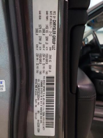 Photo 10 from auction – 2012 JEEP GRAND CHER with VIN 1C4RJFAT3CC269340