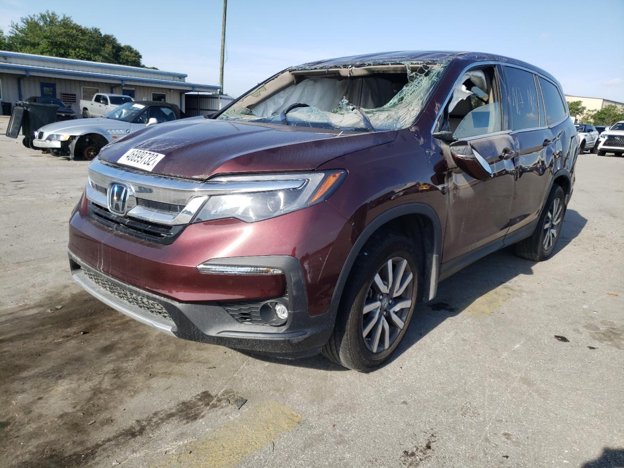 Photo 2 from auction – 2020 HONDA PILOT EX with VIN 5FNYF5H33LB013070