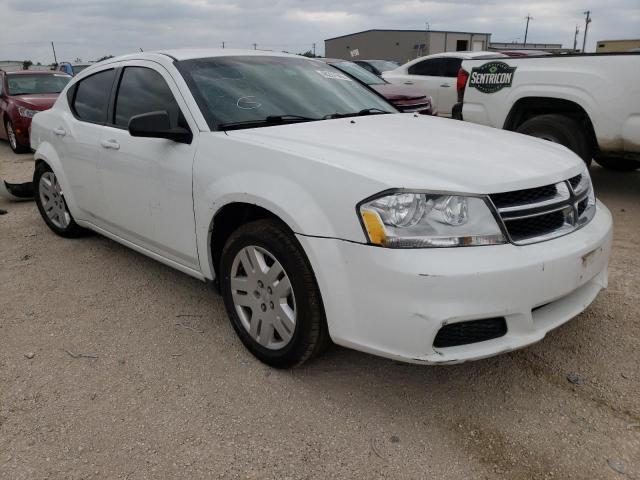 DODGE AVENGER SE 2013 with VIN 1C3CDZAB5DN610771 - Photo from auction