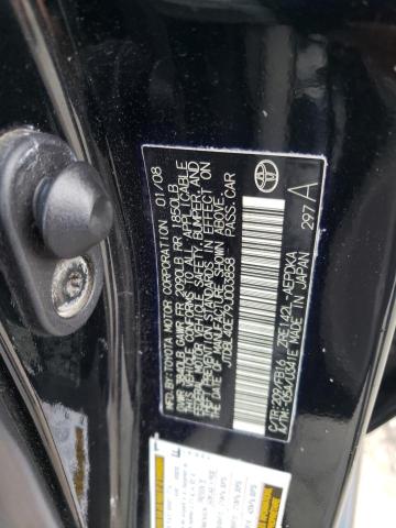 Photo 10 from auction – 2009 TOYOTA COROLLA BA with VIN JTDBL40E79J003858