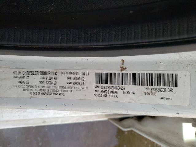 Photo 10 from auction – 2013 CHRYSLER 200 LIMITE with VIN 1C3CCBCG3DN634859