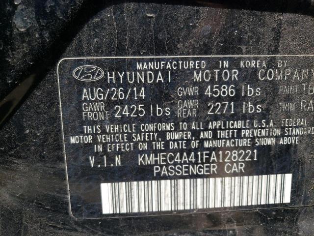 Photo 10 from auction – 2015 HYUNDAI SONATA HYB with VIN KMHEC4A41FA128221