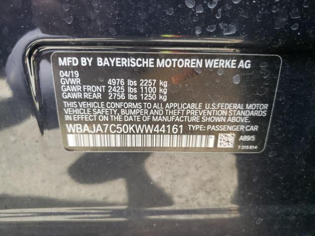 Photo 10 from auction – 2019 BMW 530 XI with VIN WBAJA7C50KWW44161