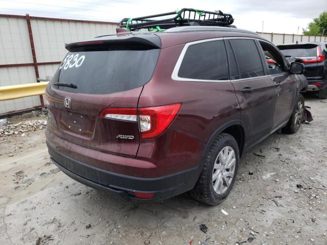 Photo 4 from auction – 2019 HONDA PILOT LX with VIN 5FNYF6H1XKB075830