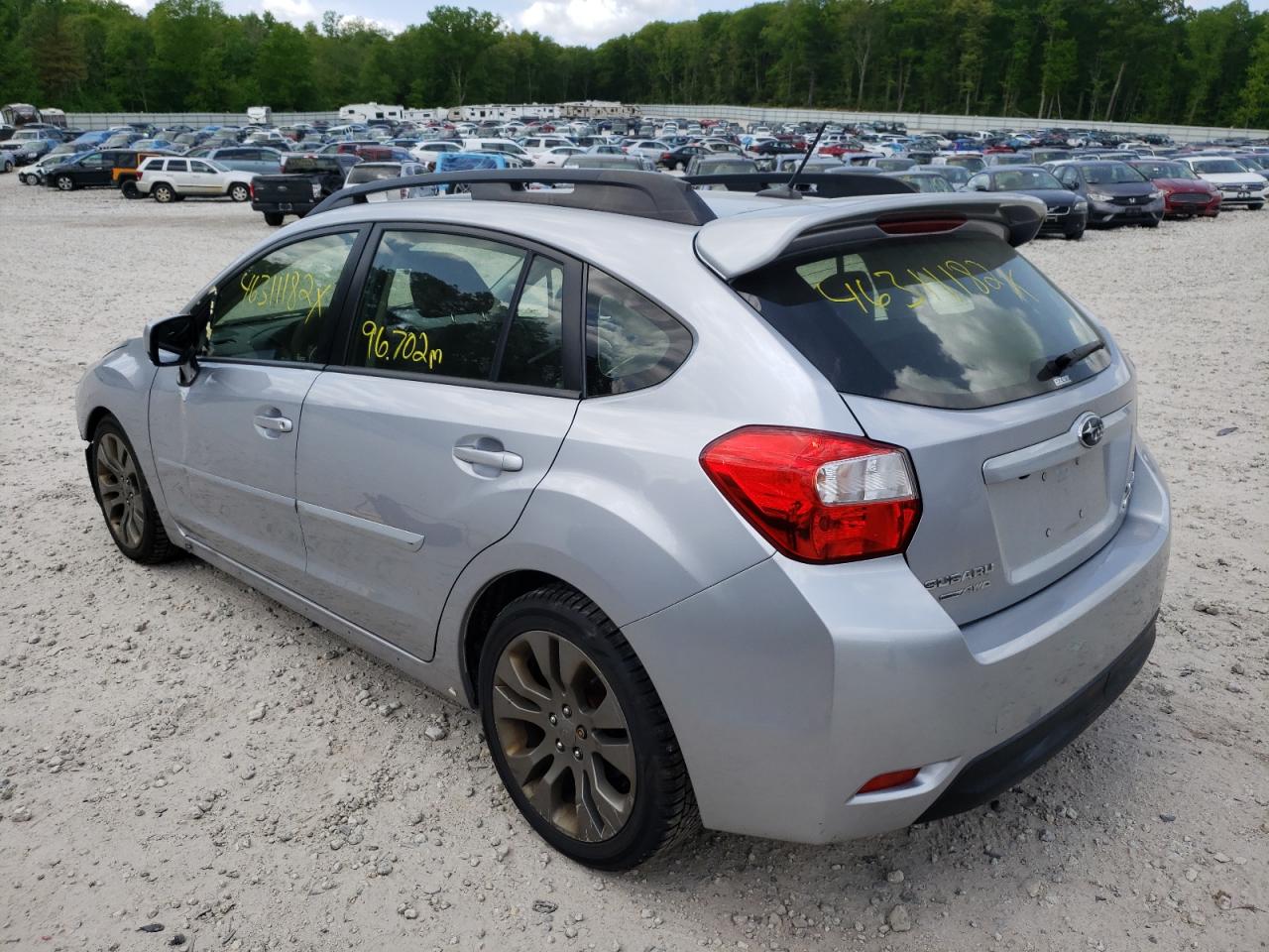 Photo 3 from auction – 2014 SUBARU IMPREZA SP with VIN JF1GPAU66E8298924