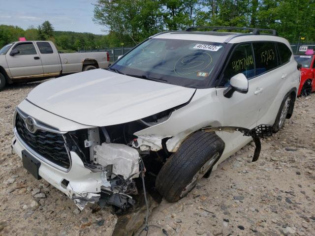 Photo 2 from auction – 2021 TOYOTA HIGHLANDER with VIN 5TDDZRBHXMS545320