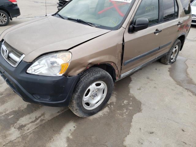 Photo 9 from auction – 2004 HONDA CR-V LX with VIN JHLRD68444C006980