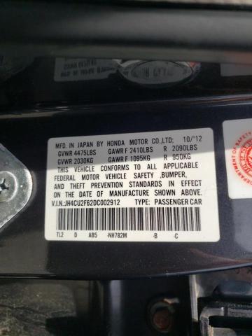 Photo 10 from auction – 2013 ACURA TSX TECH with VIN JH4CU2F62DC002912