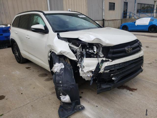 TOYOTA HIGHLANDER 2017 with VIN 5TDJZRFH0HS509333 - Photo from auction