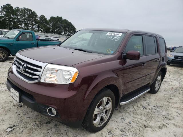 Photo 2 from auction – 2013 HONDA PILOT EXL with VIN 5FNYF4H56DB027039