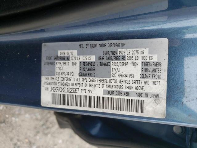 Photo 10 from auction – 2020 MAZDA CX-5 TOURI with VIN JM3KFACM2L1826267