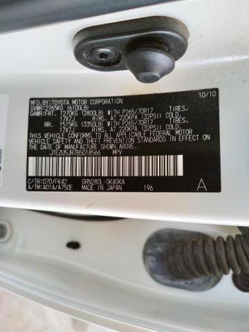 Foto 10 de la subasta – 2011 TOYOTA 4RUNNER SR con VIN JTEZU5JR7B5018566