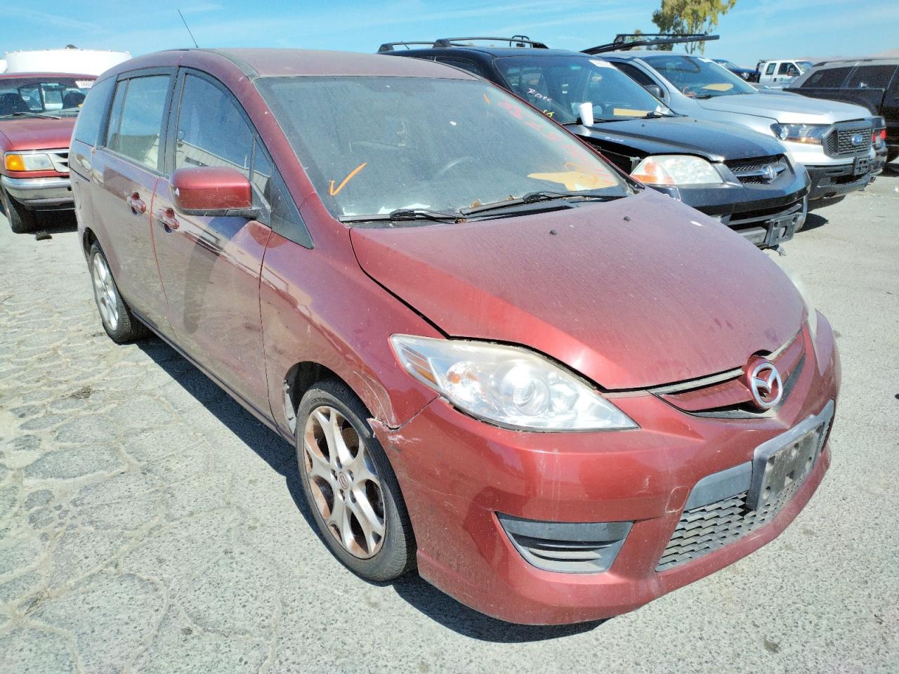 MAZDA 5 2010 with VIN JM1CR2W31A0382556 - Photo from auction