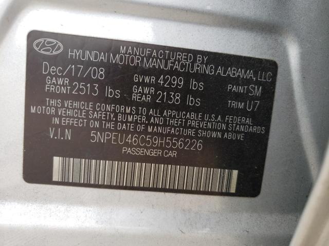 Photo 10 from auction – 2009 HYUNDAI SONATA SE with VIN 5NPEU46C59H556226