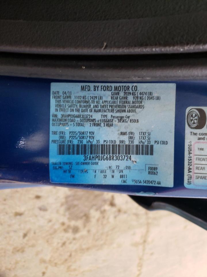 Photo 10 from auction – 2011 FORD FLEX with VIN 3FAHP0JG6BR303724
