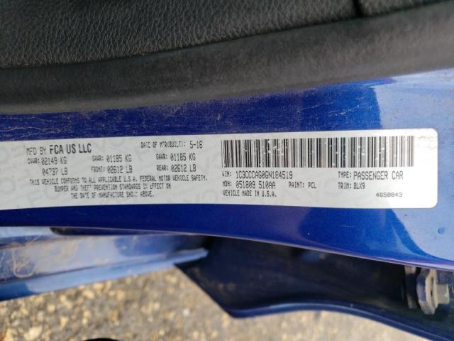 Photo 10 from auction – 2016 CHRYSLER 200 LIMITE with VIN 1C3CCCAG0GN184519