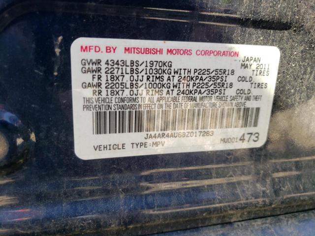 Photo 10 from auction – 2011 MITSUBISHI OUTLANDER with VIN JA4AR4AU6BZ017283