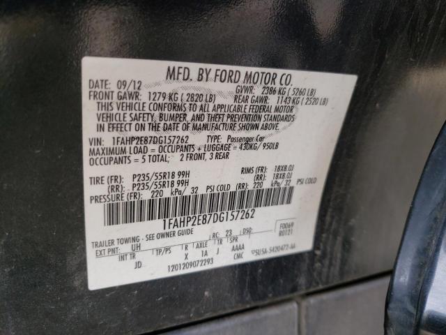 Photo 10 from auction – 2013 FORD TAURUS SEL with VIN 1FAHP2E87DG157262