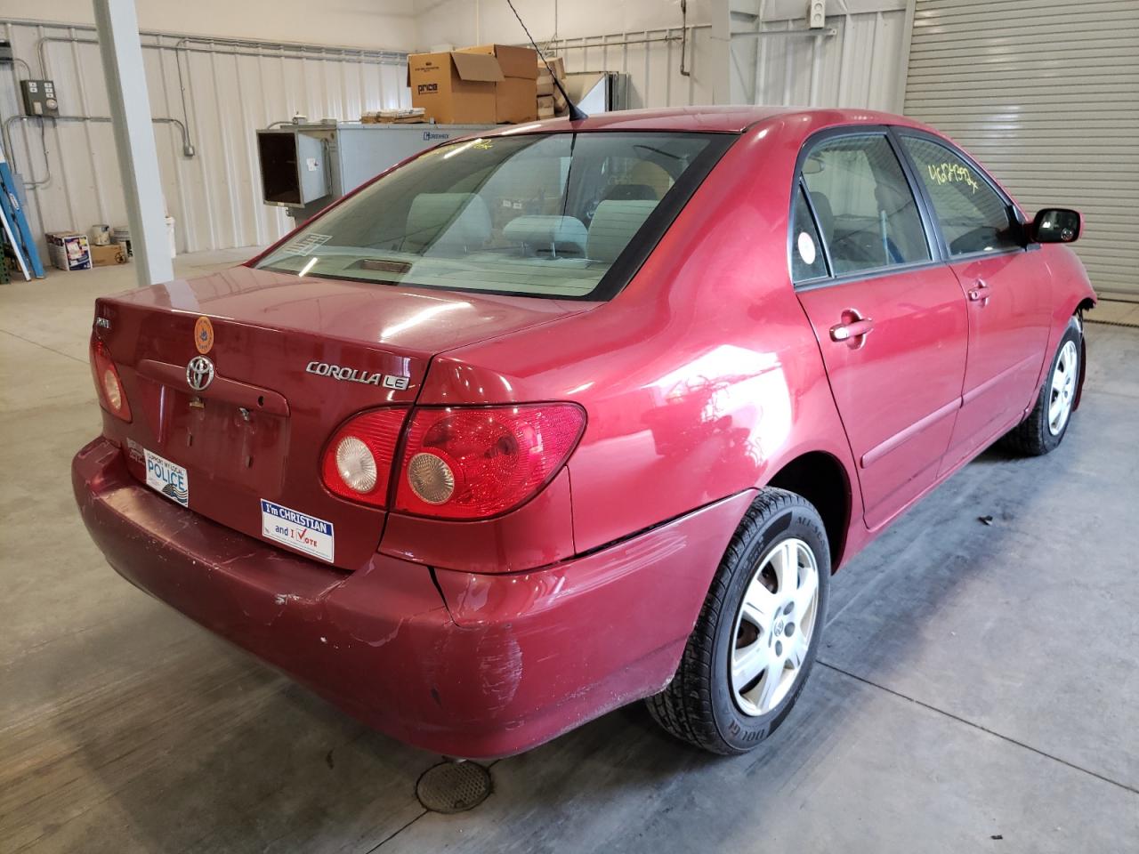 Photo 17 from auction – 2007 TOYOTA COROLLA CE with VIN JTDBR32E970129454