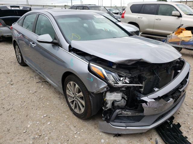 HYUNDAI SONATA SPO 2016 with VIN 5NPE34AF8GH406564 - Photo from auction