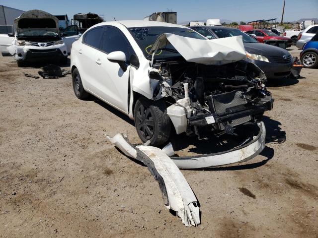 KIA RIO LX 2014 with VIN KNADM4A33E6344154 - Photo from auction