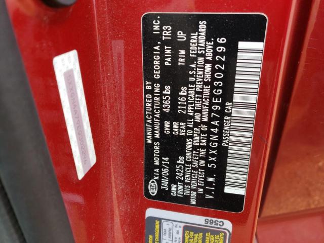 Photo 10 from auction – 2014 KIA OPTIMA EX with VIN 5XXGN4A79EG302296