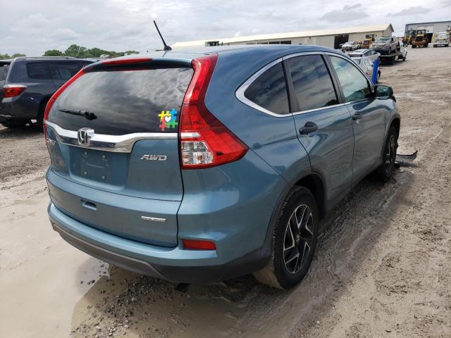 Photo 4 from auction – 2016 HONDA CR-V SE with VIN 5J6RM4H49GL013603
