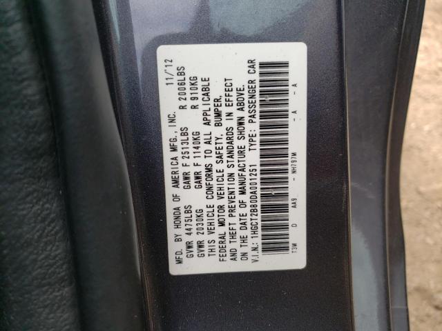 Photo 10 from auction – 2013 HONDA ACCORD EXL with VIN 1HGCT2B80DA001251