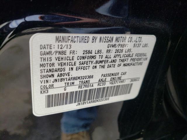 Photo 10 from auction – 2014 INFINITI Q70 3.7 with VIN JN1BY1AR8EM320366