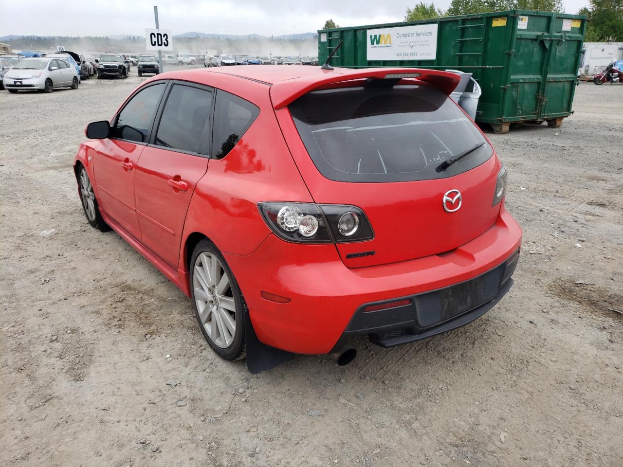Photo 16 from auction – 2008 MAZDA SPEED 3 with VIN JM1BK34L081807570