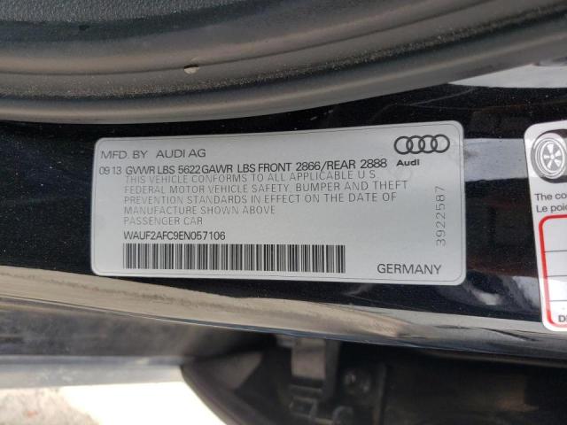 Photo 10 from auction – 2014 AUDI S6 with VIN WAUF2AFC9EN057106