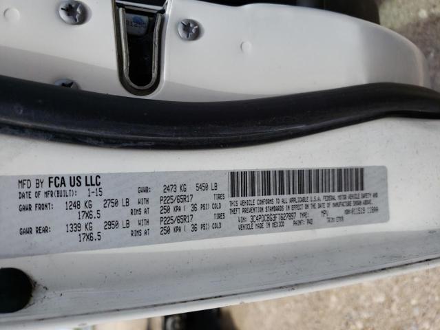 Photo 10 from auction – 2015 DODGE JOURNEY SX with VIN 3C4PDCBG3FT627897