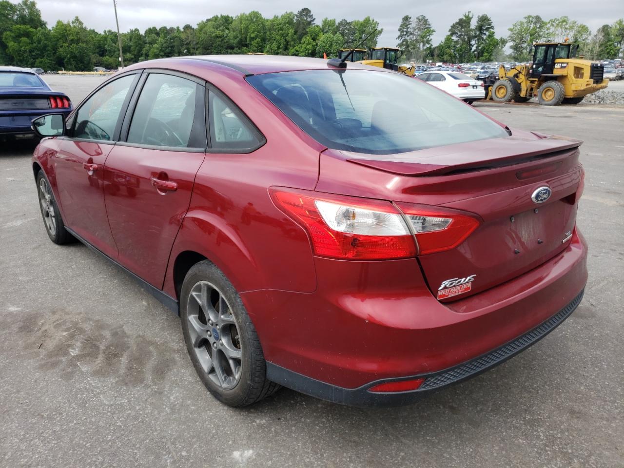 Photo 3 from auction – 2013 FORD FOCUS SE with VIN 1FADP3F26DL275079