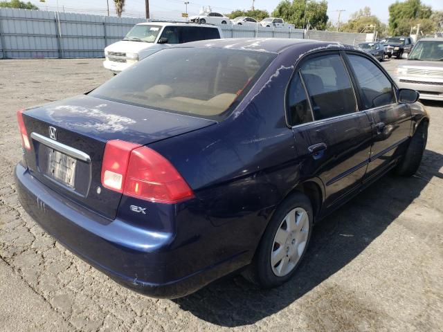 Photo 4 from auction – 2001 HONDA CIVIC EX with VIN 2HGES26761H543707